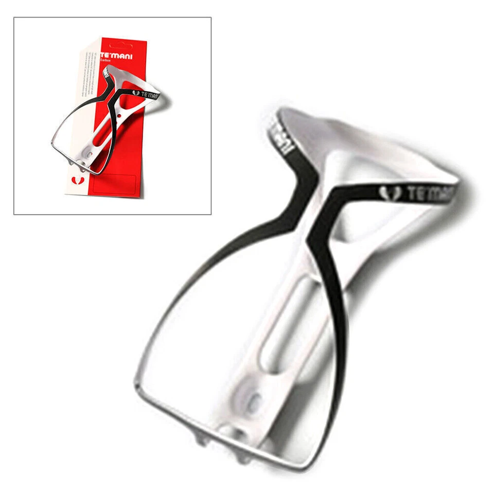 Ultralight Carbon Fiber MTB Road Bike Water Bottle Cage Bicycle Bottle Holder - Image 3 of 4