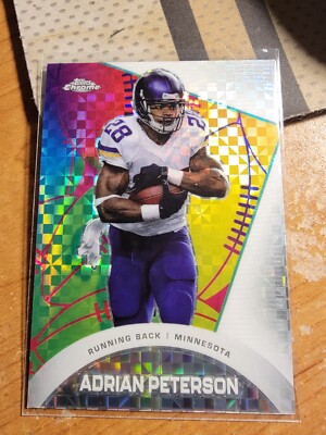 2023 Topps Composite Chrome All-Etch X-fractor Adrian Peterson #CAE-19 Vikings