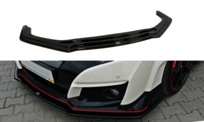 For Honda Civic Mk9 Type R Fk2 Front Diffuser Diffusor Maxton Design ...