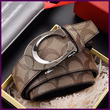 High Quality 34mm Designers Business Mens belt Luxury Brand Famous Male.