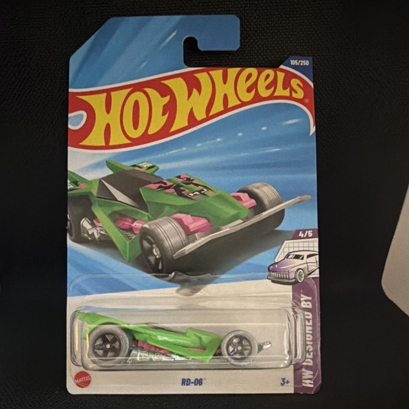 Hot Wheels RD-06 HW Designed By 1:64 Diecast Car Green Pink Black