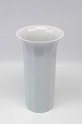Rosenthal Polygon Vase Porzellan Entwurf Tapio Wirkkala H ca. 25 cm- gebraucht