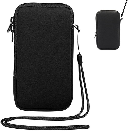 Neoprene Phone Sleeve Case,Mobile Phone Pouch with Neck Lanyards Straps,Mobile B - 第 1/7 張圖片