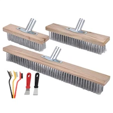 Push Broom Outdoor Heavy-Duty Wire Broom Head Metal Broom Kit ONLY HEAD