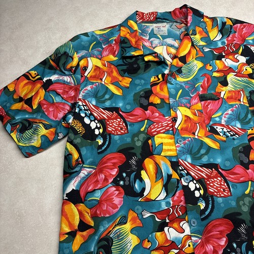 Fashion Seal Tropical Fish Shirt XL Short Sleeve