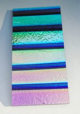 Dichroic Glass Coe 90 Mixture Stripes 2 x 4