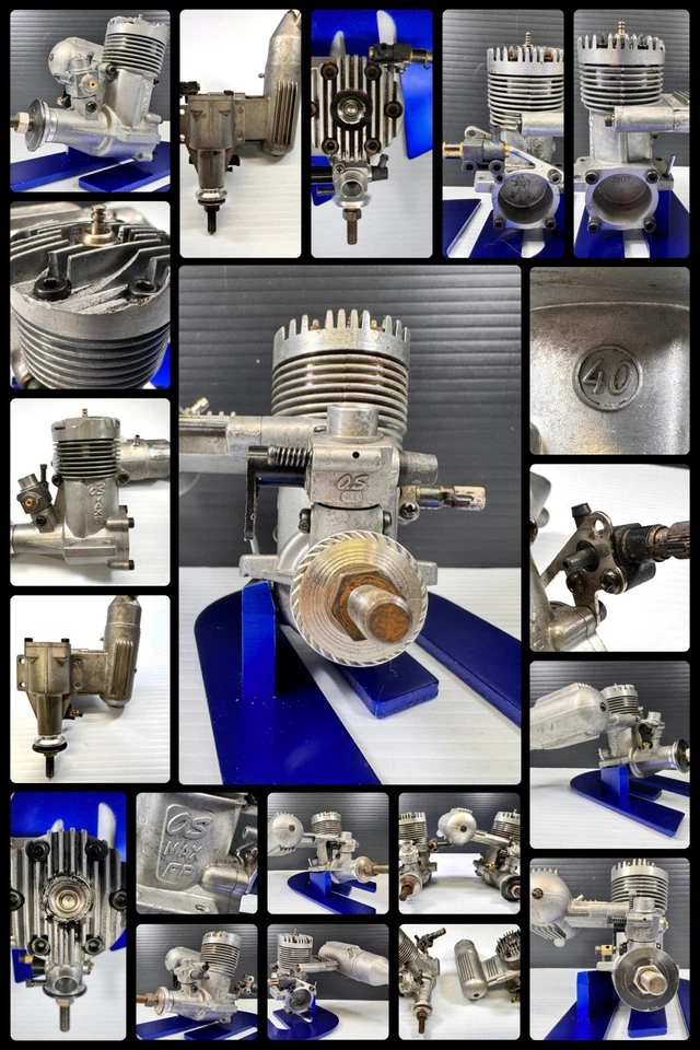 (2) O.S. Max 40 FP Glow Engines Nicely Used High Quality OS Japan Built SM41 - Image 2 of 4