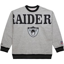 Mitchell & Ness SATIN Fleece Pullover Oakland Raiders