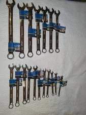 Carlyle Napa Hand Tools CW1219M 18 Pc. 12 Pt. Combination Wrench Set METRIC