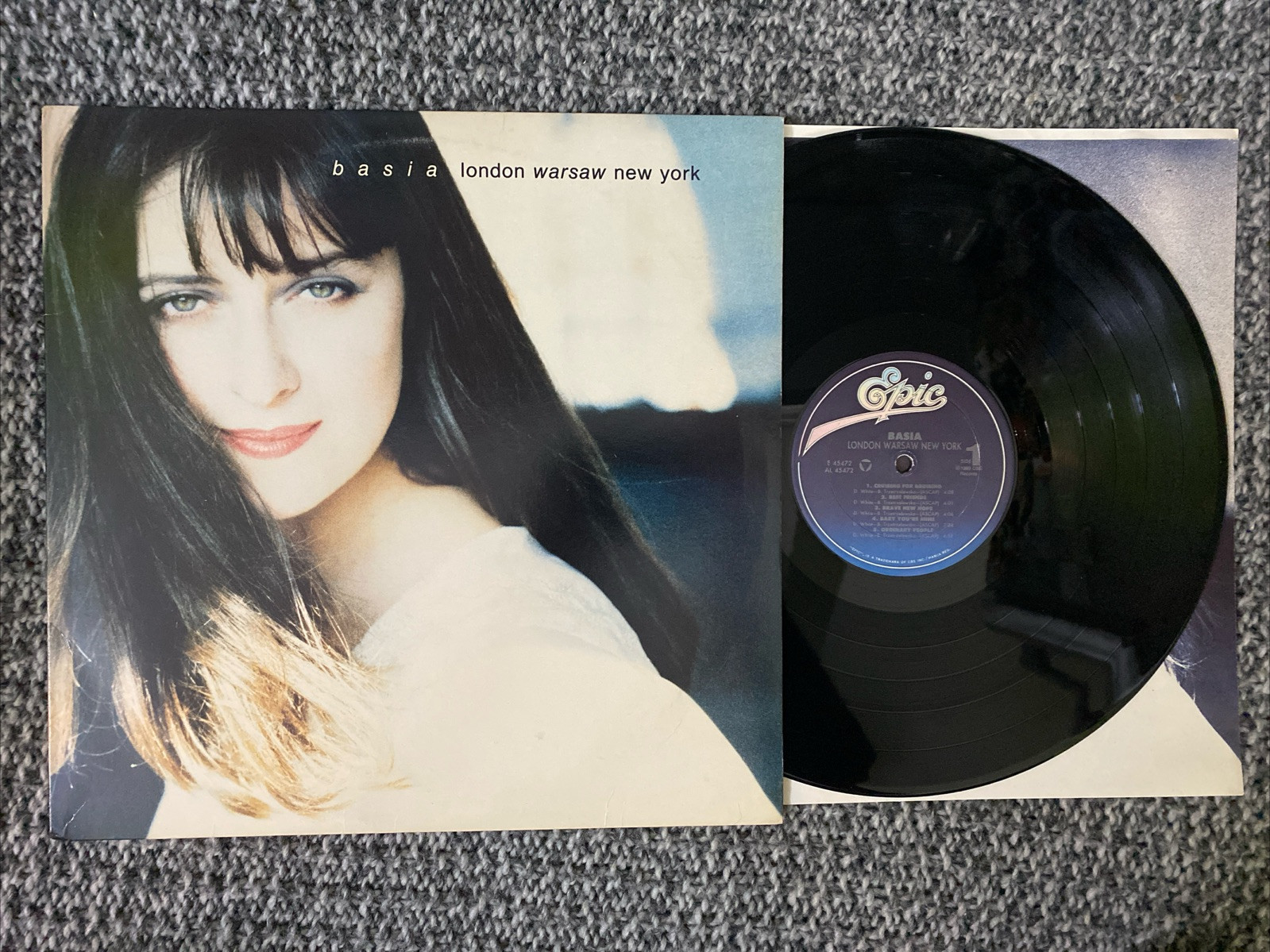 Basia Lp London Warsaw New York 1989 V. G+ / Vinyl N. M | eBay