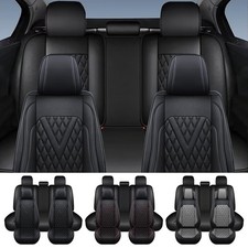 Seat Covers Faux Leather Waterproof For Hyundai Elantra 2017-2026 25 Seats