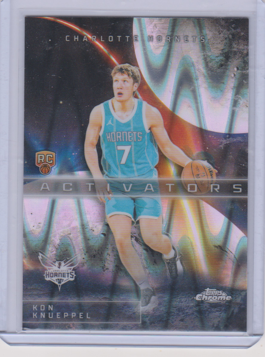 2025-26 Topps Chrome KON KNUEPPEL-R/C- RayWave Refractor Activators #AC14-NM-MT