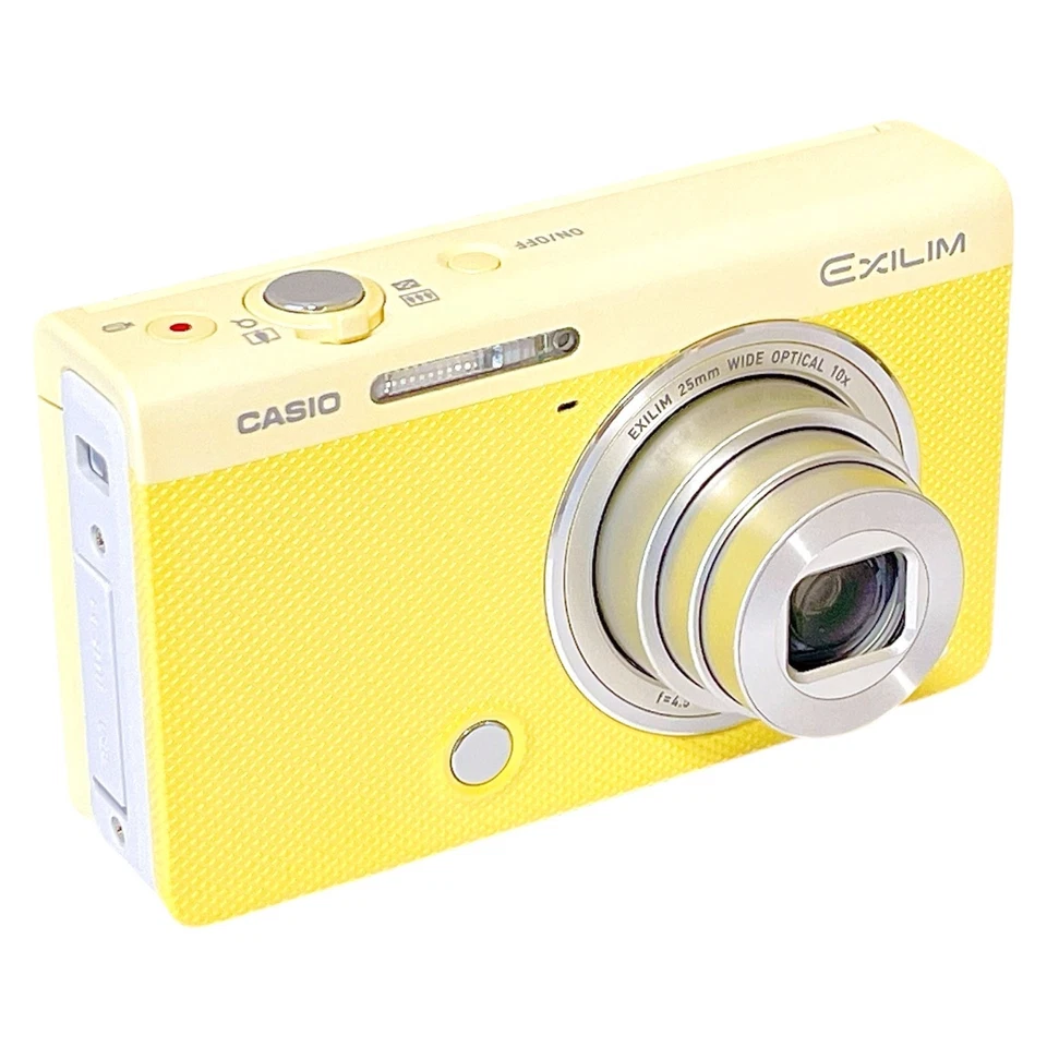 [Top Mint w/ Box ] CASIO EXILIM HIGH SPEED EX-ZR70 Yellow Digital Camera From JP - Image 3 of 4