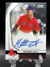 Matthew Lugo 2020 Bowman Sterling Prospect Auto #BSPA-ML