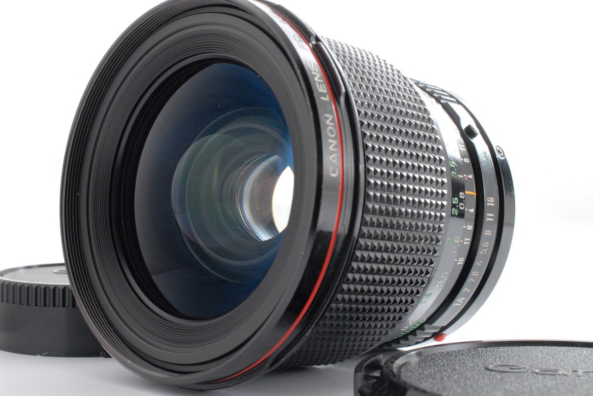 Canon レンズ　NEW FD 24mm F1.4 L Near MINT] Canon New FD NFD 24mm f1.4 L MF Wide Angle Lens