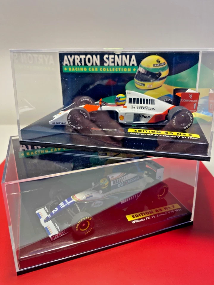 AYRTON SENNA COLLECTION WILLIAMS / MC LAREN 1/43 MINICHAMPS N° 2 MODELLI - Immagine 4 di 4