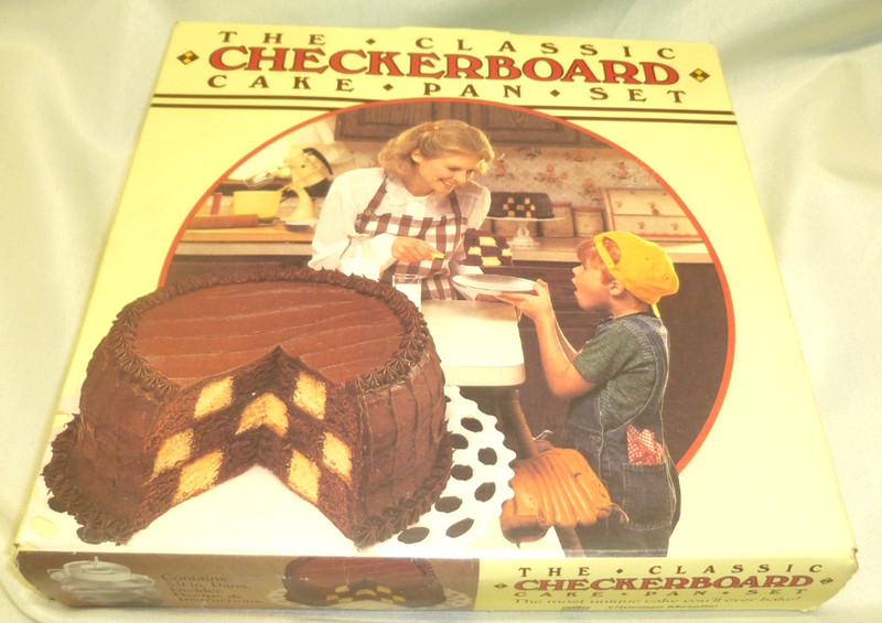 The Classic Checkerboard Cake Pan Set (3) 9" Pans Divider recipe instructions