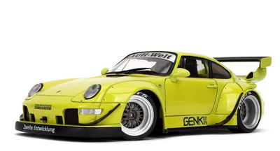 1/18 PORSCHE 911 RWB Pink Slip RAUH-Welt BEGRIFF Genki Model Car