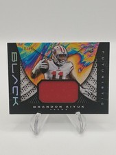 2020 Panini Black - Futuristic Relics Brandon Aiyuk #F23 Silver /75 (MEM, RC)