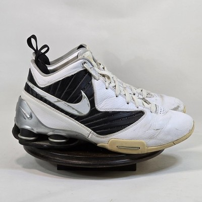 Nike Shox VC 3 Shoes Mens Size 11 Basketball 407628-100 White Black Silver
