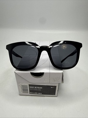 New - Nike Myriad Sunglasses EV1153 001 Black Cat Eye Style Frame Just Do It