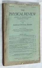 The PHYSICAL REVIEW, American Physical Societ...