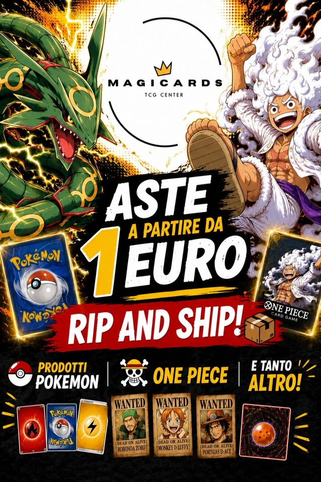 Live Magicards aste, carte, prodotti, rip and ship e tanto altro