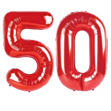 Numbers 40 Balloon 40Inch Red Balloons for Birthday Party Decorations Mix ...