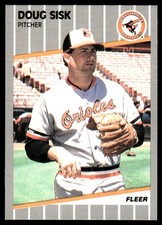 Doug Sisk 1989 Fleer #621 Baltimore Orioles MLB READ FREE SHIPPING AutographDen
