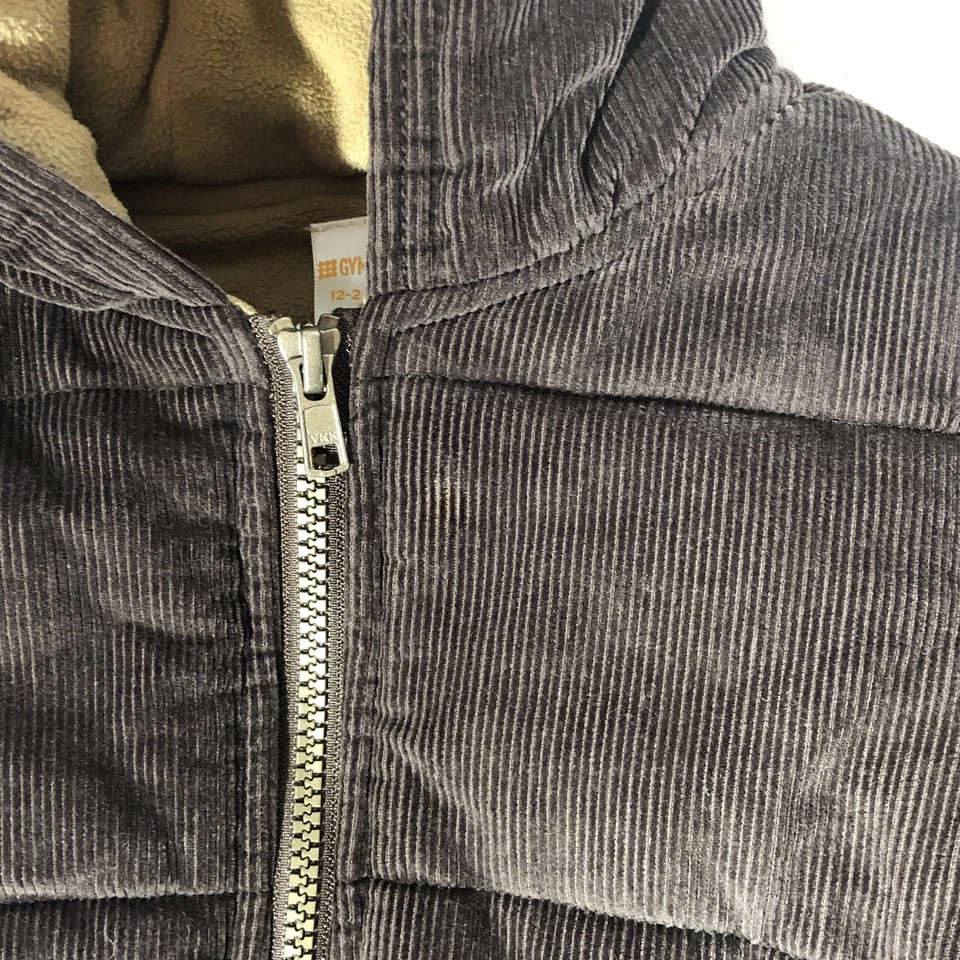 Abrigo Gymboree Pana Forrado Cremallera Completa 12-24 Meses Vaquero Occidental Vaquera Invierno Foto 4 de 4