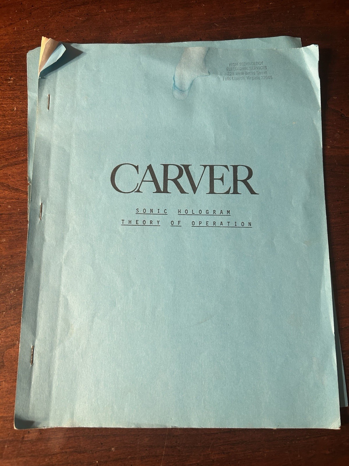 Carver Sonic Holography Generator vintage audio equipment - eBay listing photo 2