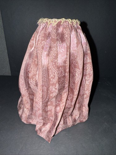 Vintage OOAK Artigianale Vestito Baldacchino Letto Artigiano Casa delle Bambole Miniatura 1:12 - Foto 6 di 12