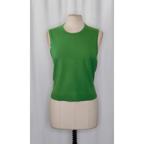 NWT!! J. CREW Jackie Sweater Shell Premium Ultra-Fine Cotton Grass Green X-Large - Picture 2 of 12