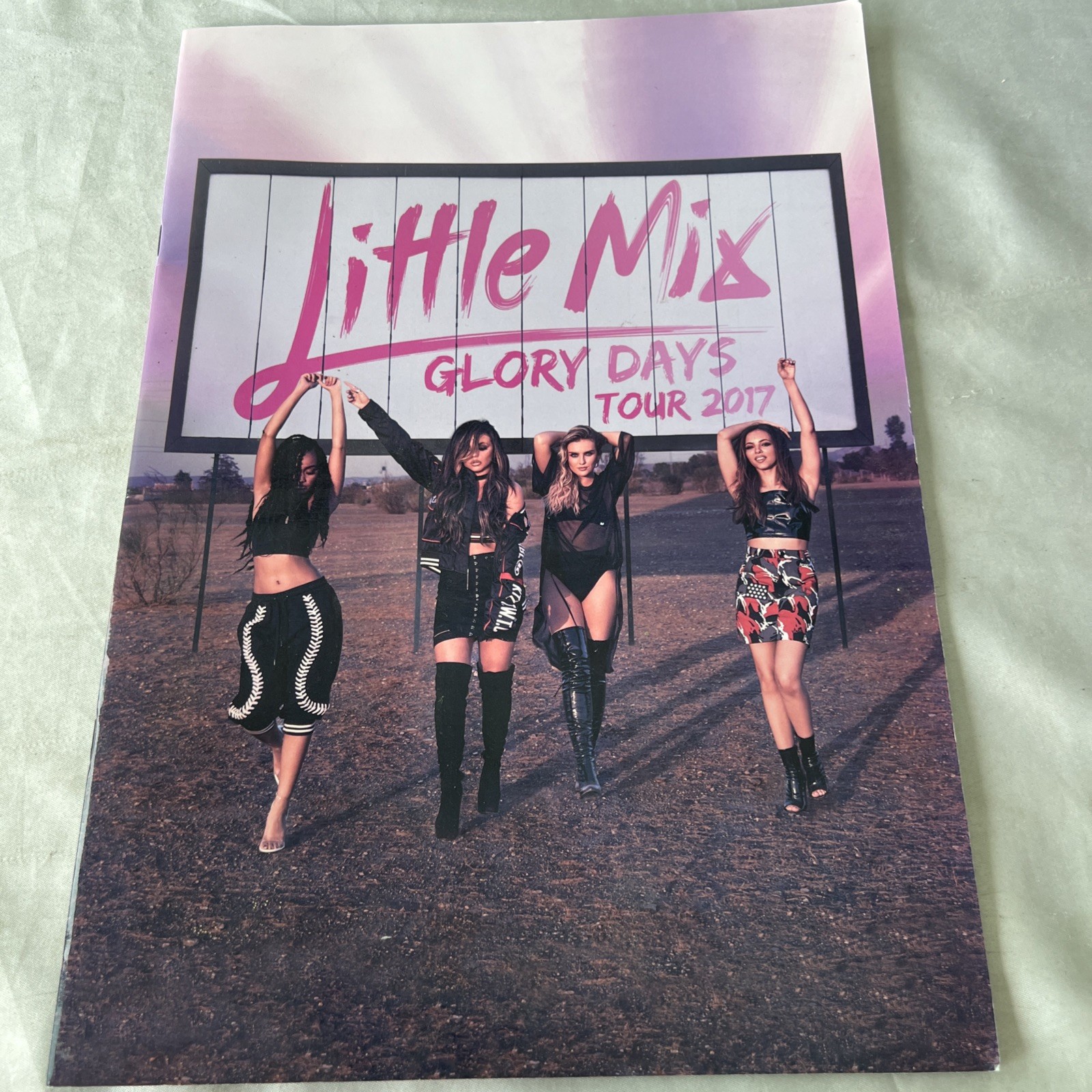 Little mix concert program glory days tour book 2017 rare pop music merchandise