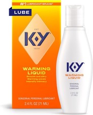 Warming Personal Lubricant 2.4 Fl Oz Condom Compatible Smooth Liquid Formula