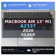 oberes Gehäuse Portugiesisch für MacBook Air 13 A2337 M1 2020 Silber