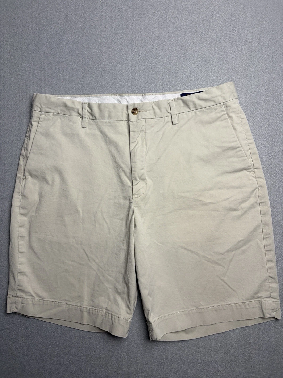 Polo Ralph Lauren Mens Stretch Cotton Twill Chino Shorts 8.5” Beige Size 42
Opens in a new window or