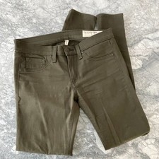 Rag  Bone Legging Skinny Jeans Army Green Size 27