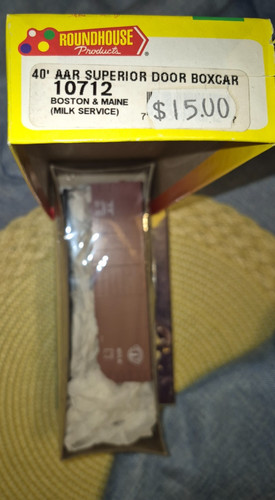 KIT DE LECHE HO Roundhouse 10712 40' AAR SD Boxcar Boston & Maine Rd 73201 nuevo en caja TS1 | Condition: New