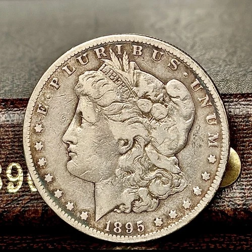 1895 S Morgan Silver Dollar $1 Circulated 0.9 Fineness US Coin