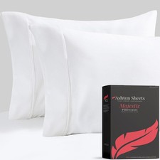 100 Egyptian Cotton Pillow Cases Queen Size - Luxury High Thread Count 1000 ...