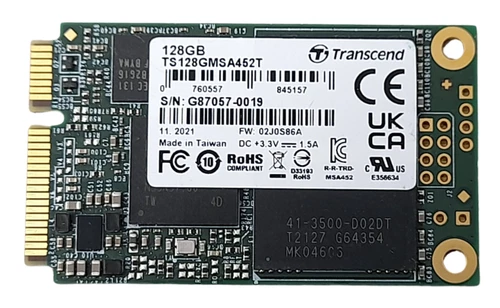 Transcend TS128GMSA452T 128GB mSATA SSD Solid State Drive 90-99% Health