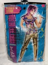Forum Novelties 80's Video Star Pop Star Costume, One Size Adult, Disco Nights
