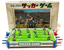 Junk Epoch Soccer Game 66×36.2cm with Box Two Players Showa Retro Japan Rare