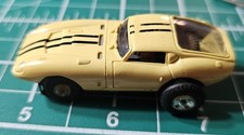1966 Aurora Thunderjet Tjet COBRA GT Yellow Slot Car Vintage, Runs