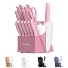 Astercook ASKN-14 14-Piece Kitchen Knife Set with High-Carbon Stainless Steel