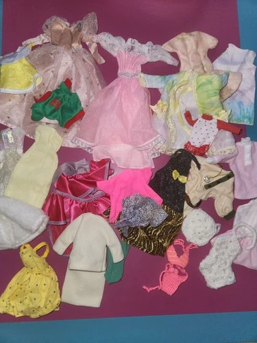 Lot Of Vintage Barbie/doll Clothes And Accessories