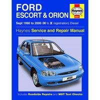Ford Escort Orion 09.1990-2000 Diesel Reparaturanleitung Haynes