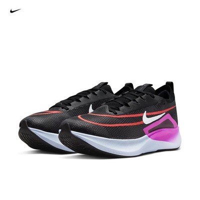 Nike Zoom Fly 4 Black Hyper Violet Running Shoes CT2392-004 Men's Size 6