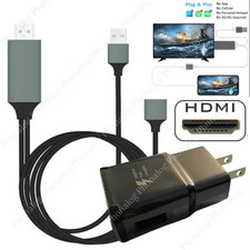 1080P HDMI Mirroring AV Cable for iPhone iPad Android Phone to TV HDTV Adapter